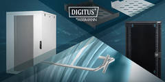 DIGITUS DN-43000-B  Digitus Armoire réseau série Varioflex-N 800 x 800 mm  (l x P)