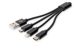 Tienda DIGITUS B2B  Enchufe de seguridad para el montaje empotrado con 1  USB Type C™, 1 USB A